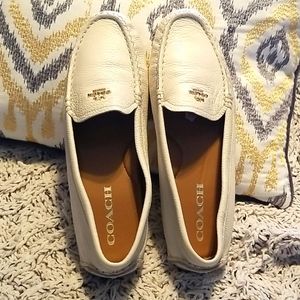 Coach leather loafers